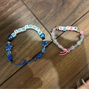 Taylor Swift Hand-Made Friendship Bracelets (Midnights and Lover)